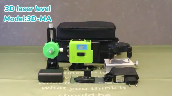 Laser Level 5 Lines 3D Level Self-Leveling 360 Horizontal and Vertical Cross Green Laser Beam Lines