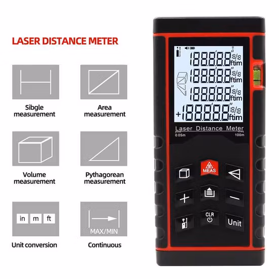Digitaler Entfernungsmesser 80m Digitaler Laser-Entfernungsmesser Günstig